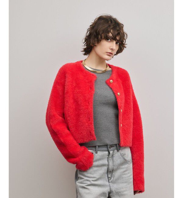 Diagram「フェザーショートニットカーディガン」|カーディガン|