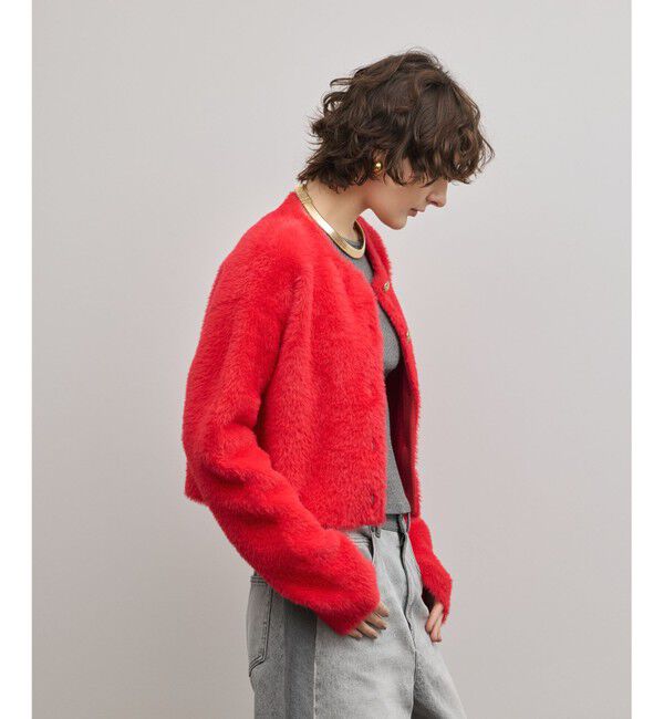 Diagram「フェザーショートニットカーディガン」|カーディガン|