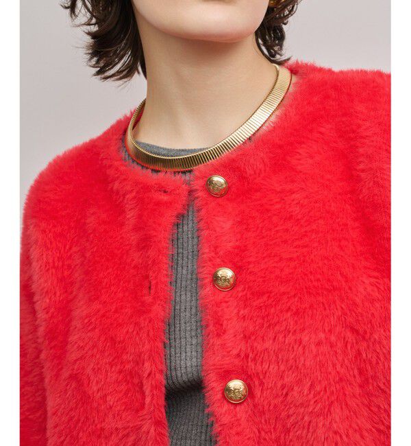 Diagram「フェザーショートニットカーディガン」|カーディガン|