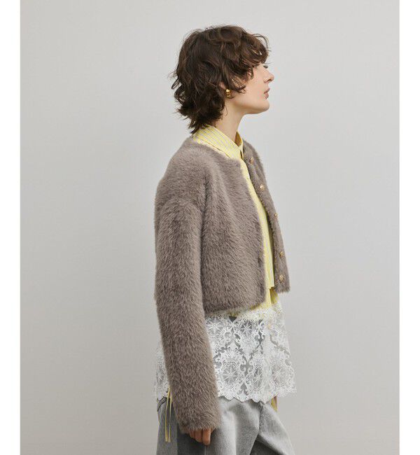 Diagram「フェザーショートニットカーディガン」|カーディガン|