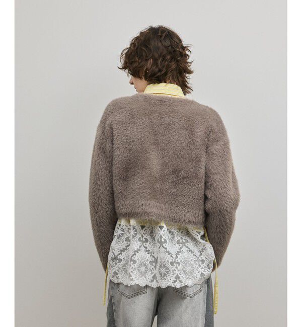 Diagram「フェザーショートニットカーディガン」|カーディガン|