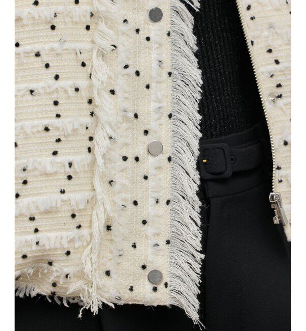 GRACE CONTINENTAL「ツイードダウンジャケット」|ダウン|