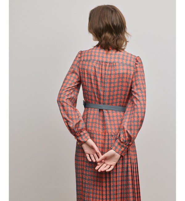 Diagram「バイカラーチェックプリントワンピース」|ワンピース|