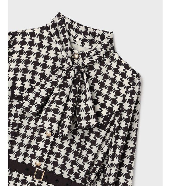 Diagram「バイカラーチェックプリントワンピース」|ワンピース|