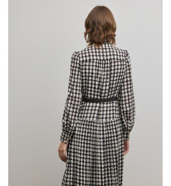 Diagram「バイカラーチェックプリントワンピース」|ワンピース|