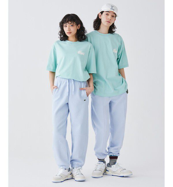 LACOSTE「ダブルフェイス鹿の子 ルーズフィット ピケトラックパンツ/ スウェットパンツ」|その他|
