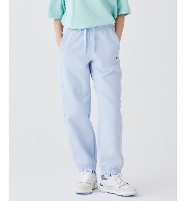 LACOSTE「ダブルフェイス鹿の子 ルーズフィット ピケトラックパンツ/ スウェットパンツ」|その他|