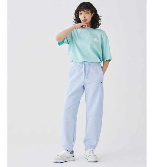 LACOSTE「ダブルフェイス鹿の子 ルーズフィット ピケトラックパンツ/ スウェットパンツ」|その他|