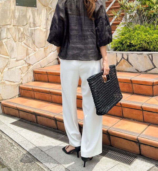 NOLLEY'S「《セットアップ対応》ウォッシャブルツイルイージーパンツ」|その他|