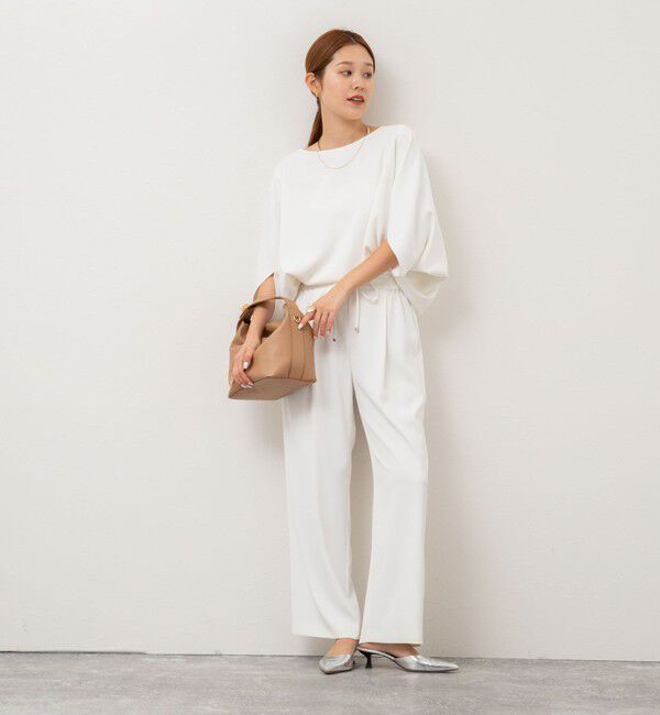 NOLLEY'S「《セットアップ対応》ウォッシャブルツイルイージーパンツ」|その他|