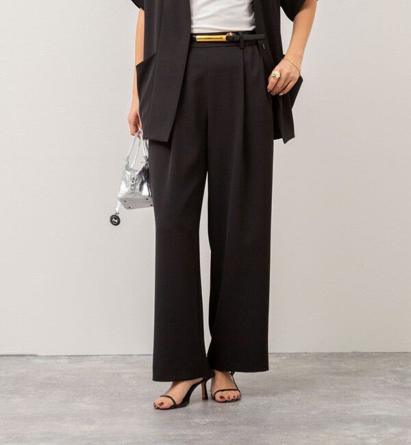 NOLLEY'S「《セットアップ対応》ウォッシャブルツイルイージーパンツ」|その他|