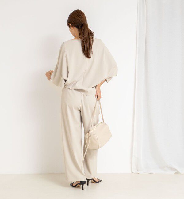 NOLLEY'S「《セットアップ対応》ウォッシャブルツイルイージーパンツ」|その他|