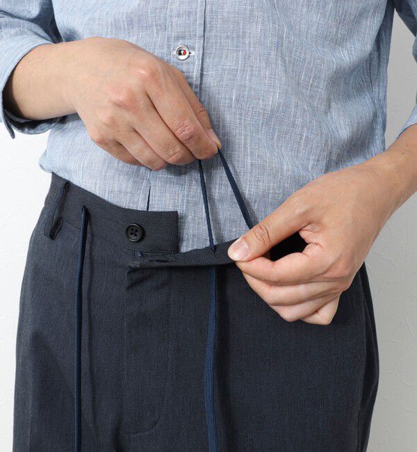 NOLLEY'S goodman「《ビジカジ対応》綿麻COOLMAX イージーPT 25SS」|チノ|