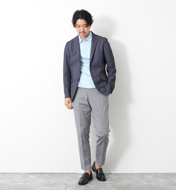 NOLLEY'S goodman「《ビジカジ対応》綿麻COOLMAX イージーPT 25SS」|チノ|