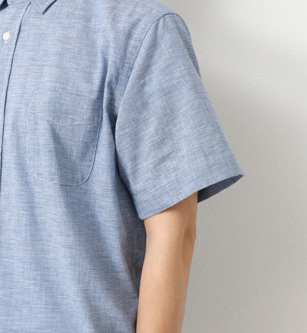 NOLLEY'S goodman「綿麻レギュラーカラー テープシャツ 25SS」|シャツ・ブラウス|