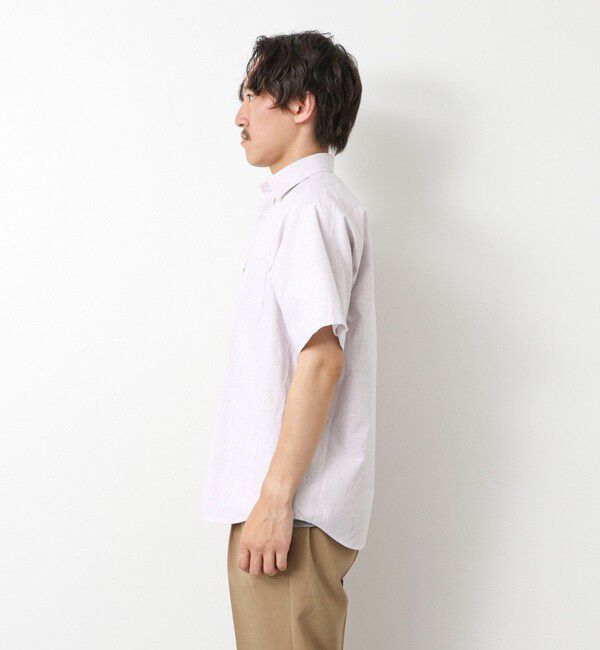 NOLLEY'S goodman「綿麻レギュラーカラー テープシャツ 25SS」|シャツ・ブラウス|