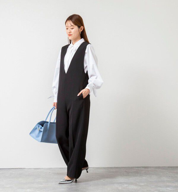 NOLLEY'S「ウォッシャブル袖リボン付きボリュームシャツ」|シャツ・ブラウス|