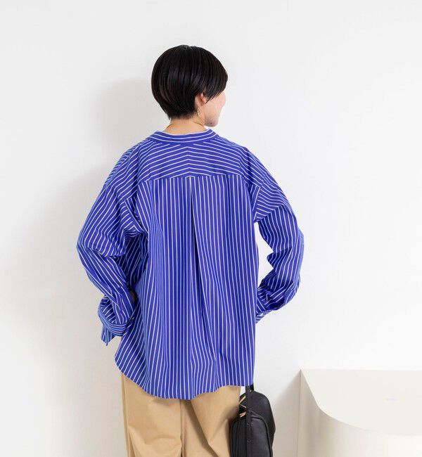 Rie Miller「ウォッシャブルレギュラーカラー2WAYシャツ」|シャツ・ブラウス|