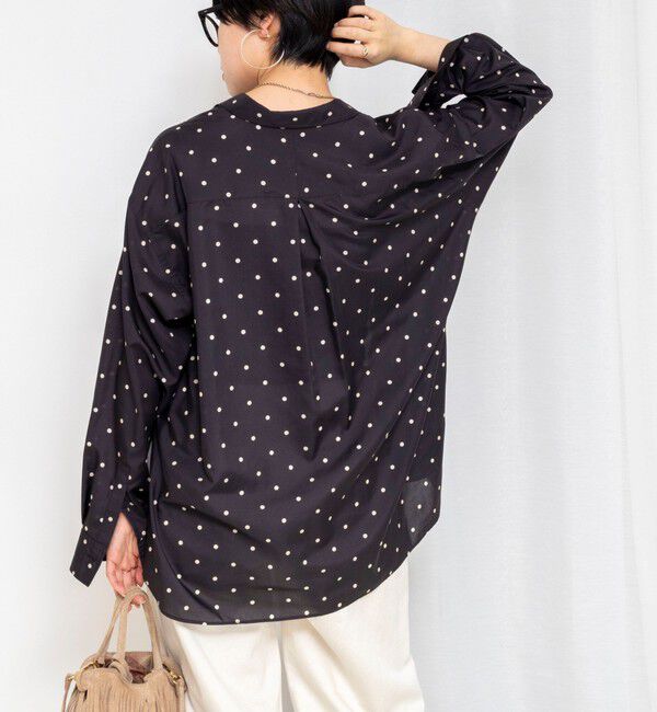 Rie Miller「ウォッシャブルレギュラーカラー2WAYシャツ」|シャツ・ブラウス|