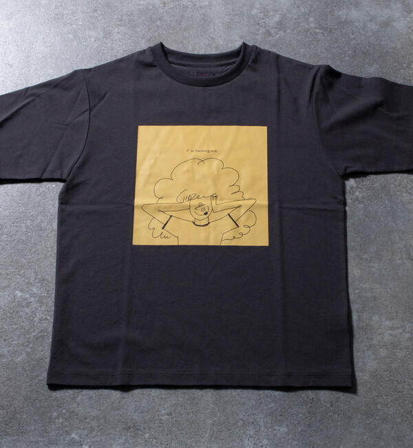 GLOSTER「イラストレーター"オガワ＠ogwillust"コラボTシャツ『I&rsquo;ｍ freaking out』」|Tシャツ・カットソー|