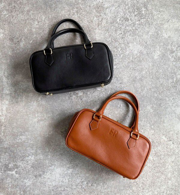 fredy emue「FR横長レザーボストンバッグ」|ショルダー・メッセンジャー|