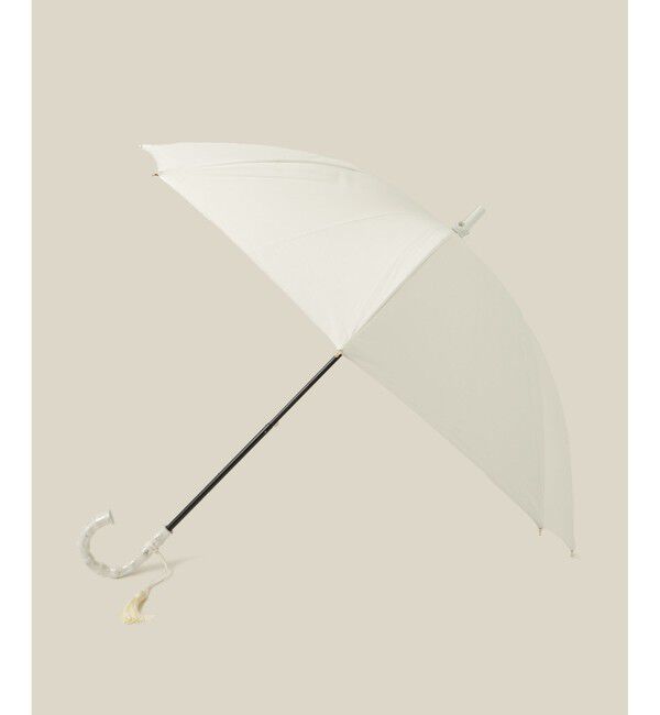 ROPE「【晴雨兼用・高機能】スライド式 ショートバンブーパラソル【UVカット/遮光・遮熱・防水効果】」|傘|