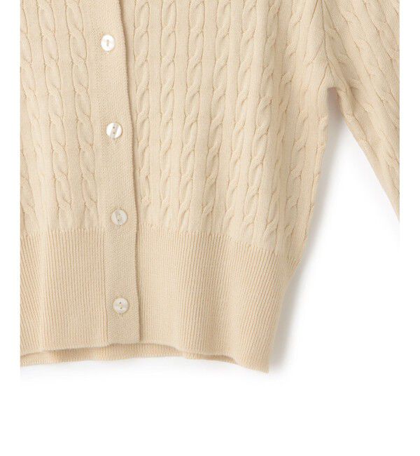 VIS「【新色追加】【POLO BCS】VIS別注ミニケーブルコンパクトニットカーディガン」|カーディガン|