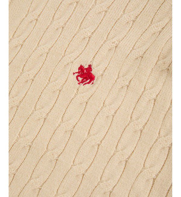 VIS「【新色追加】【POLO BCS】VIS別注ミニケーブルコンパクトニットカーディガン」|カーディガン|