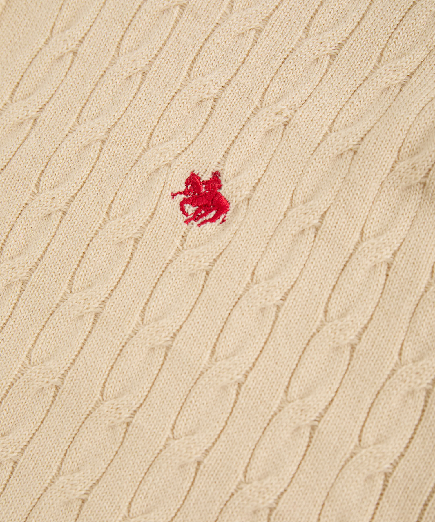 VIS「【新色追加】【POLO BCS】VIS別注ミニケーブルコンパクトニットカーディガン」|カーディガン|