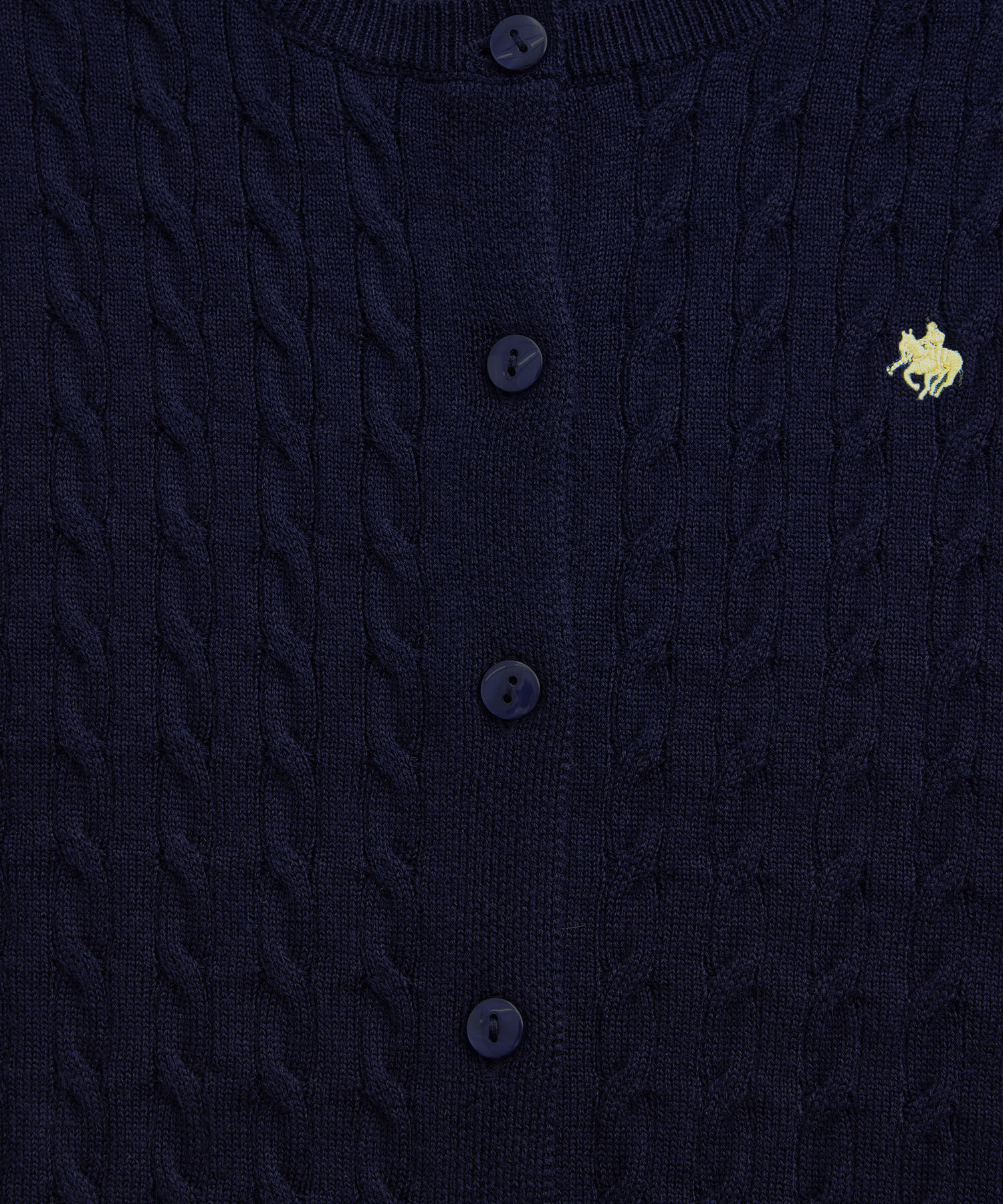 VIS「【新色追加】【POLO BCS】VIS別注ミニケーブルコンパクトニットカーディガン」|カーディガン|