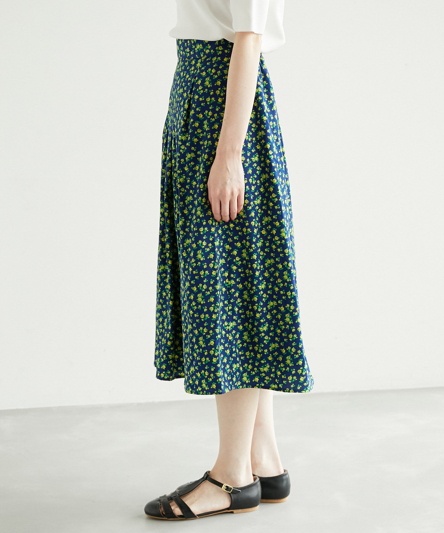 Rope&rsquo;Picnic「アデリアレトロ&times;ROPE' PICNIC/レトロ柄スカート」|スカート|