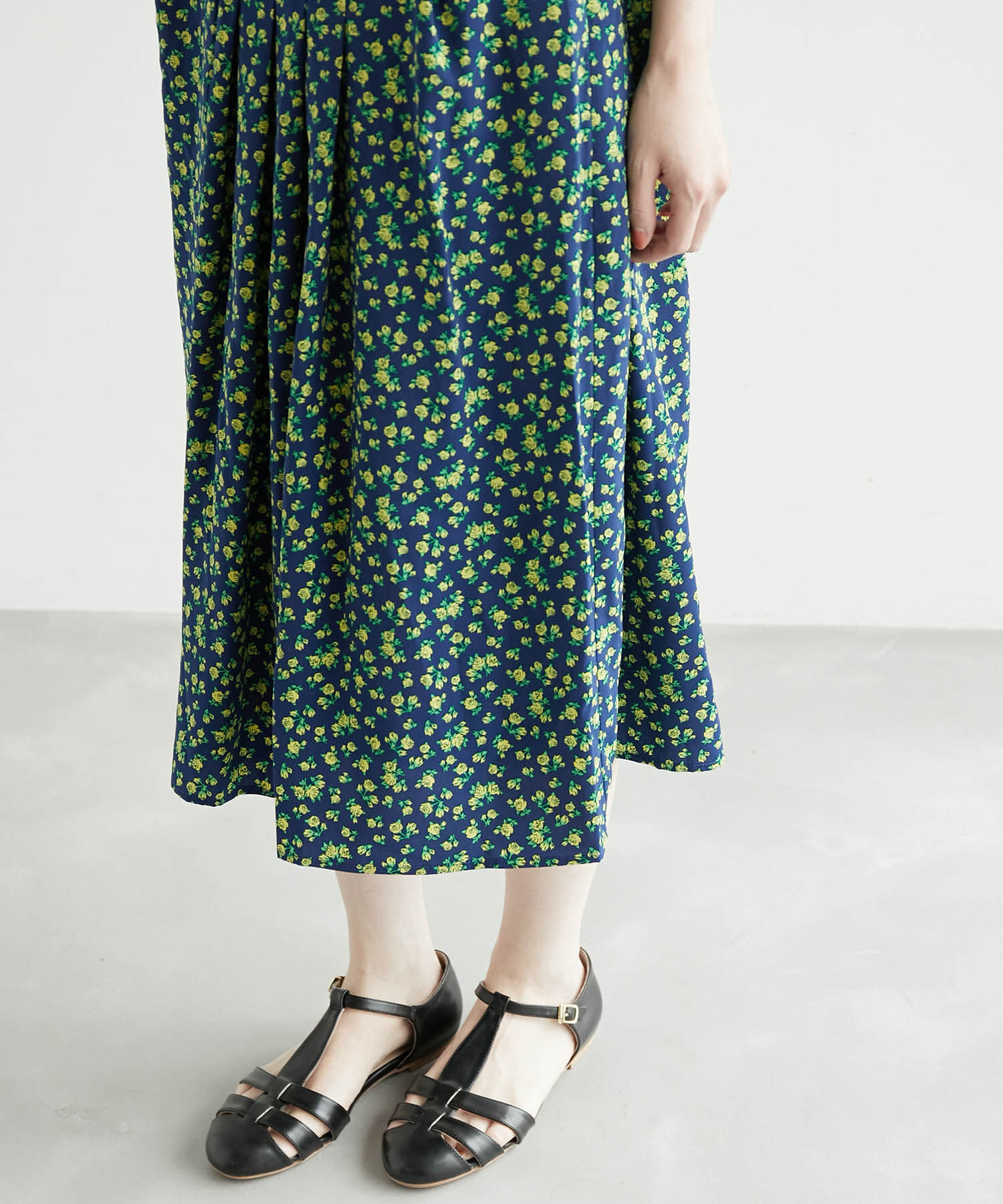 Rope&rsquo;Picnic「アデリアレトロ&times;ROPE' PICNIC/レトロ柄スカート」|スカート|