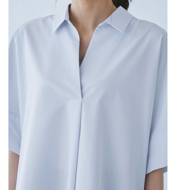 Rope&rsquo;Picnic「【UVカット・接触冷感・イージーケア】スキッパーシャツブラウス」|シャツ・ブラウス|