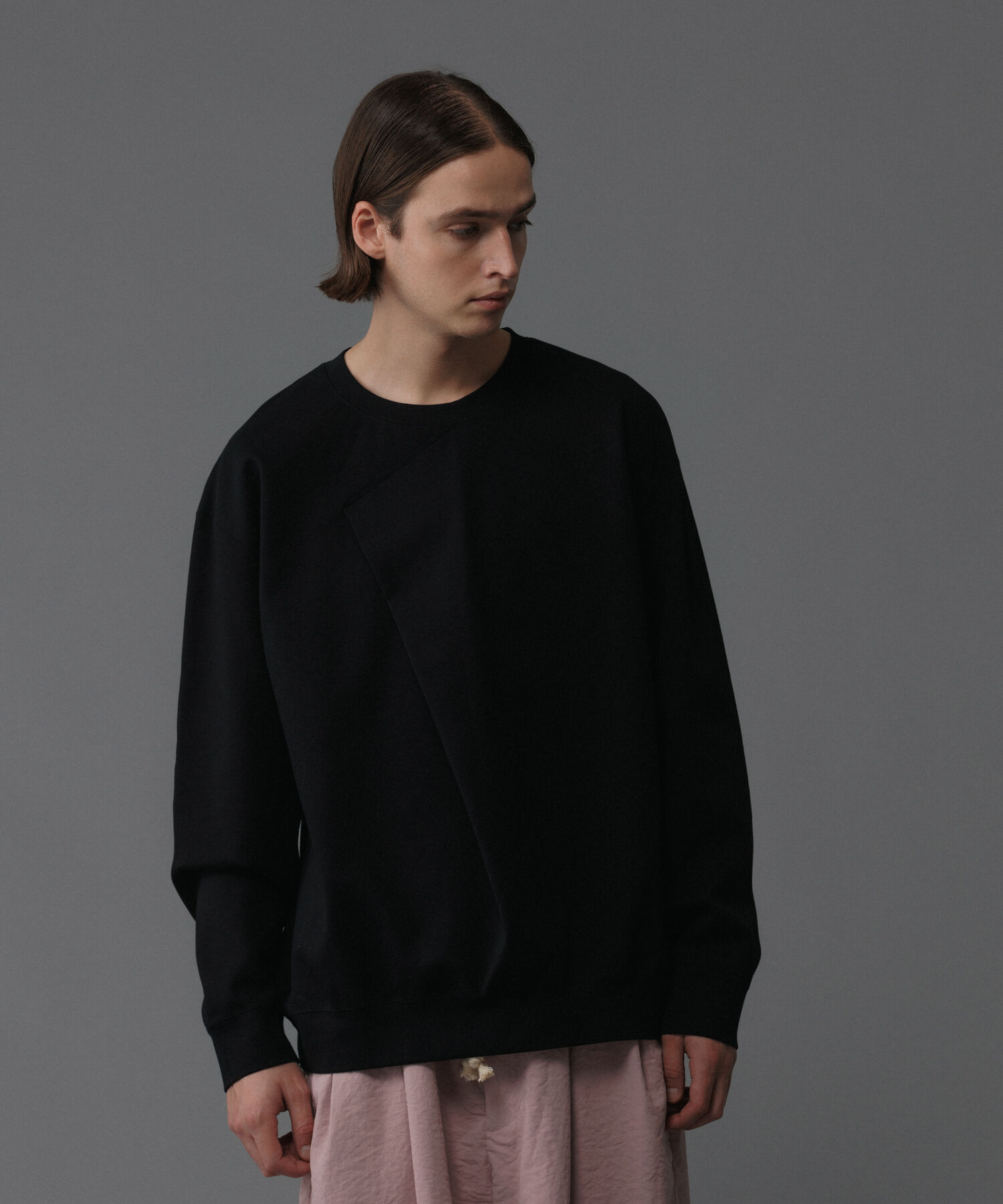 ADAM ET ROPE'「フロントタック ロングスリーブ Tシャツ / ルーズシルエット / UNISEX」|Tシャツ・カットソー|