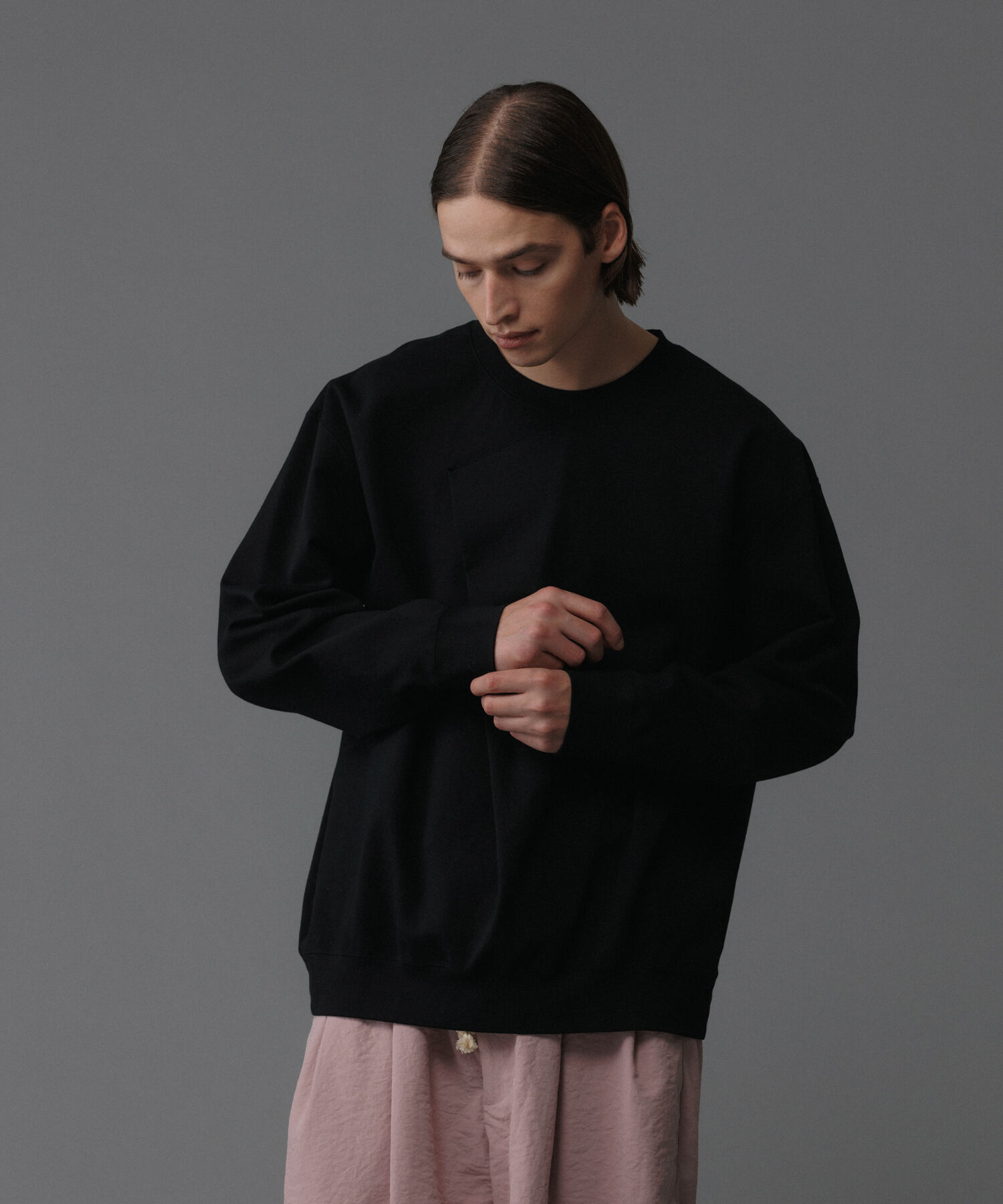 ADAM ET ROPE'「フロントタック ロングスリーブ Tシャツ / ルーズシルエット / UNISEX」|Tシャツ・カットソー|