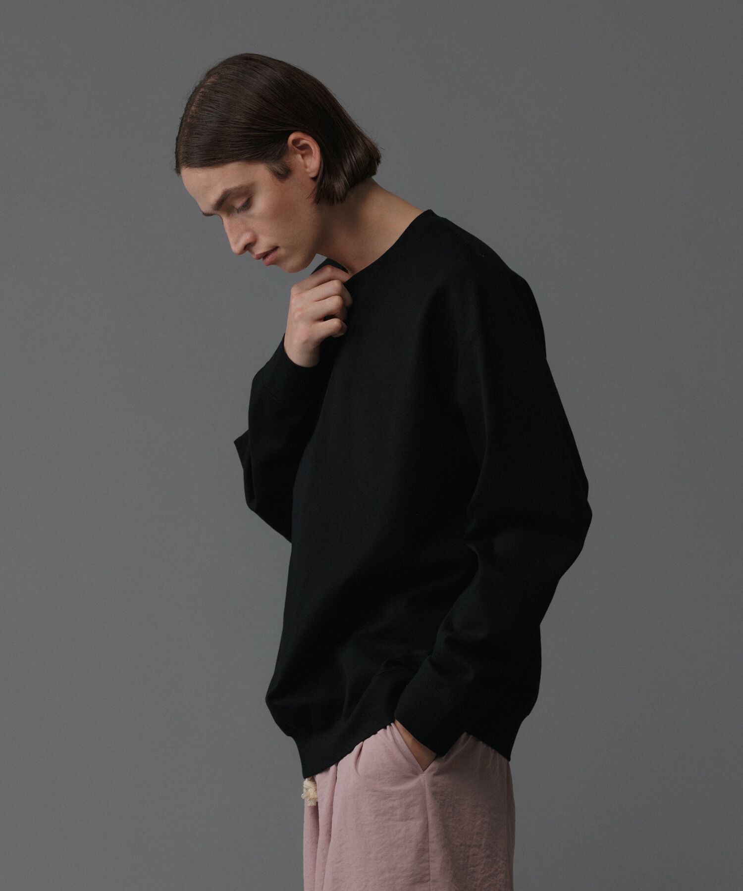 ADAM ET ROPE'「フロントタック ロングスリーブ Tシャツ / ルーズシルエット / UNISEX」|Tシャツ・カットソー|