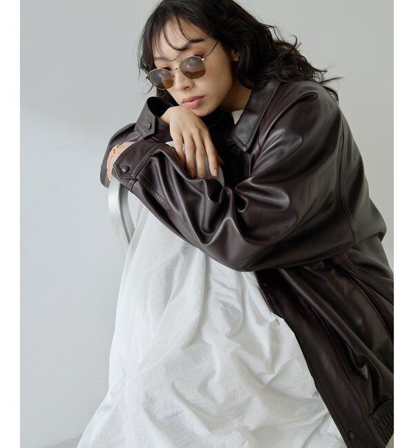 GEMINI「【GEMINI】レザーブルゾン」|ブルゾン・スタジャン|