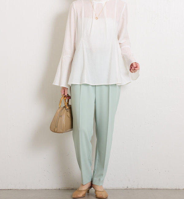  「ジャージスリムテーパードパンツ」|チノ|