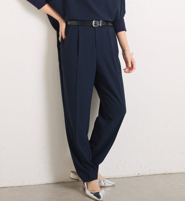  「ジャージスリムテーパードパンツ」|チノ|