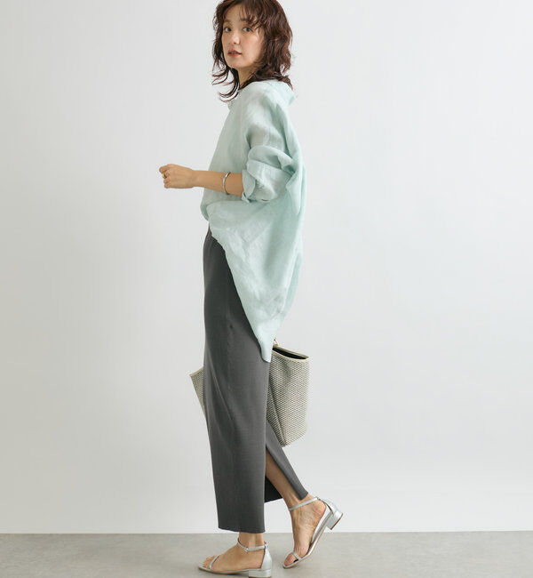  「【マイナス3kg/レビュー高評価☆】リブタイトスカート」|スカート|