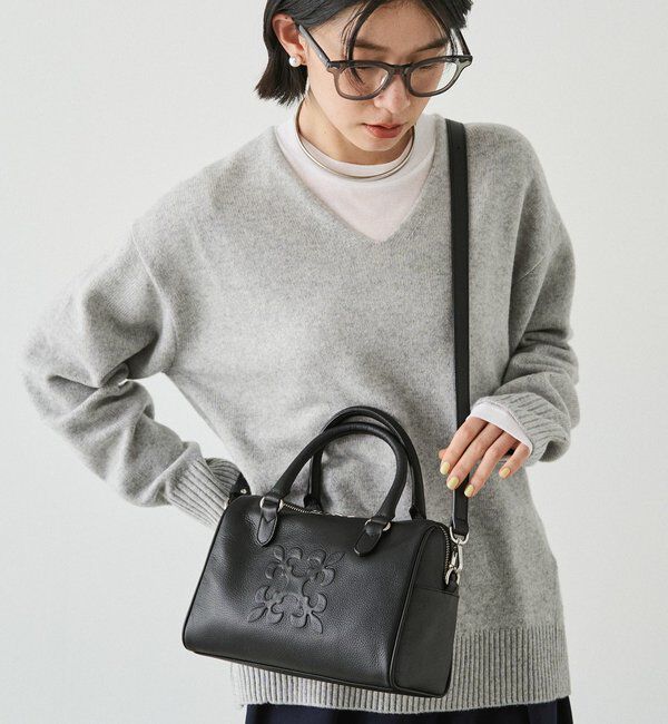  「《composition》レザー2WAYミニボストンバッグ」|ボストンバッグ|