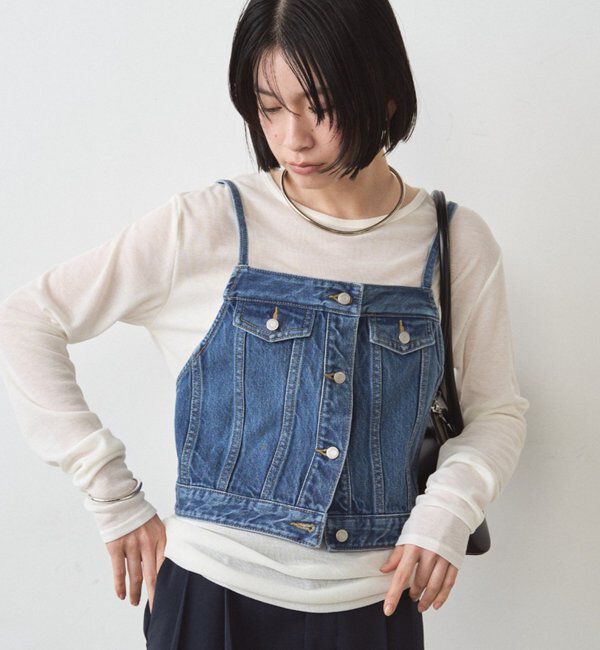  「デニムビスチェ」|シャツ・ブラウス|