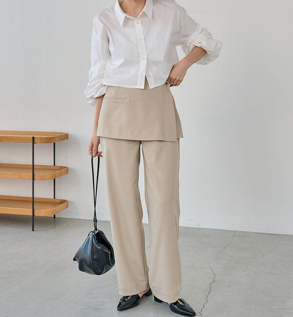  「袖バルーンクロップシャツ」|シャツ・ブラウス|