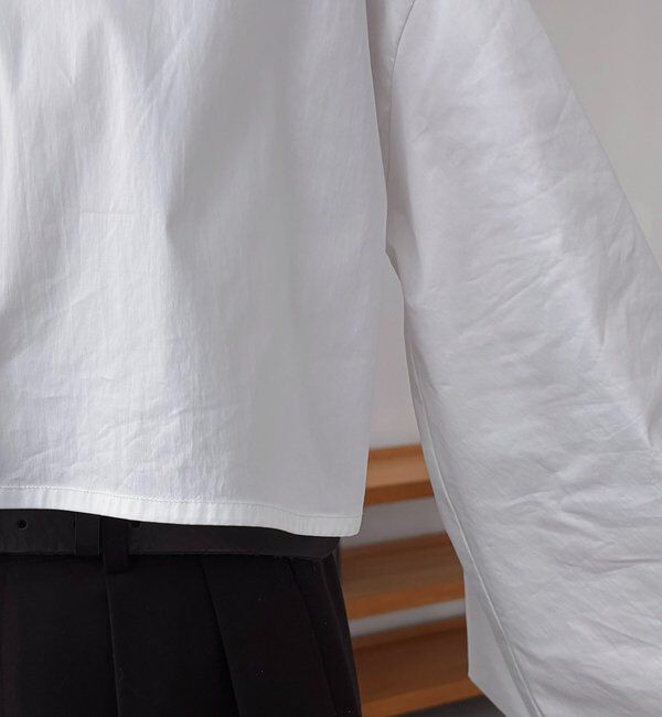  「袖バルーンクロップシャツ」|シャツ・ブラウス|