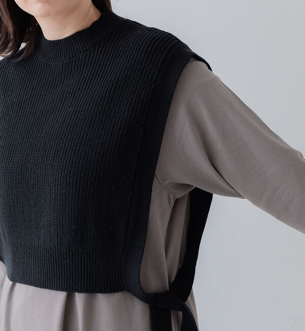 collex「ニットベスト&times;カットワンピース セット」|ワンピース|