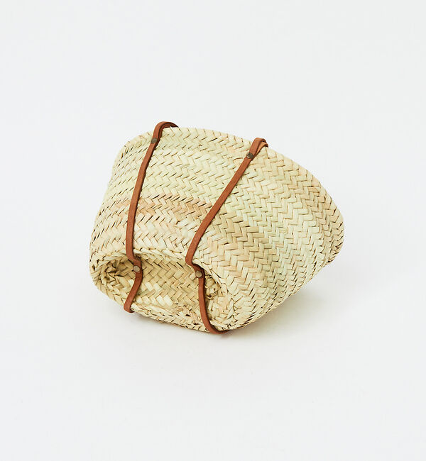 Rouge vif「KECH Les ESSENTIELS ショルダーバスケット」|かごバッグ|