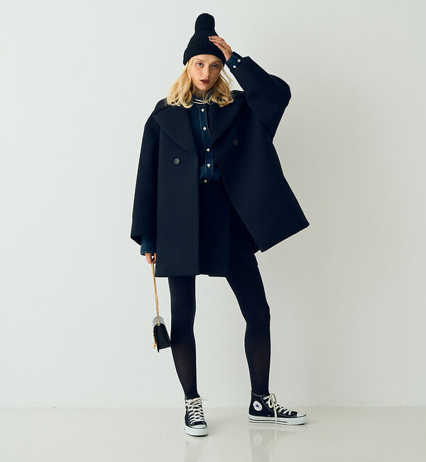 Rouge vif「【COSY/コージー】リブ編みニットキャップ　ビーニー」|その他|