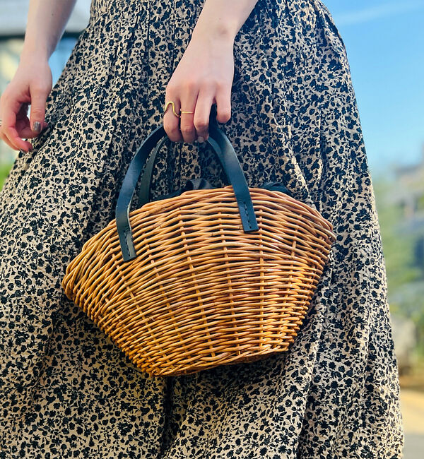 Rouge vif「【BAGMATI / バグマティ】レザーハンドルカゴバッグ【WEB限定】」|かごバッグ|