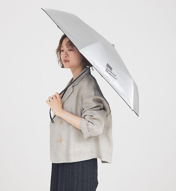 qualite「【Traditional Weatherwear】LIGHT WEIGHT UM」|傘|シルバー