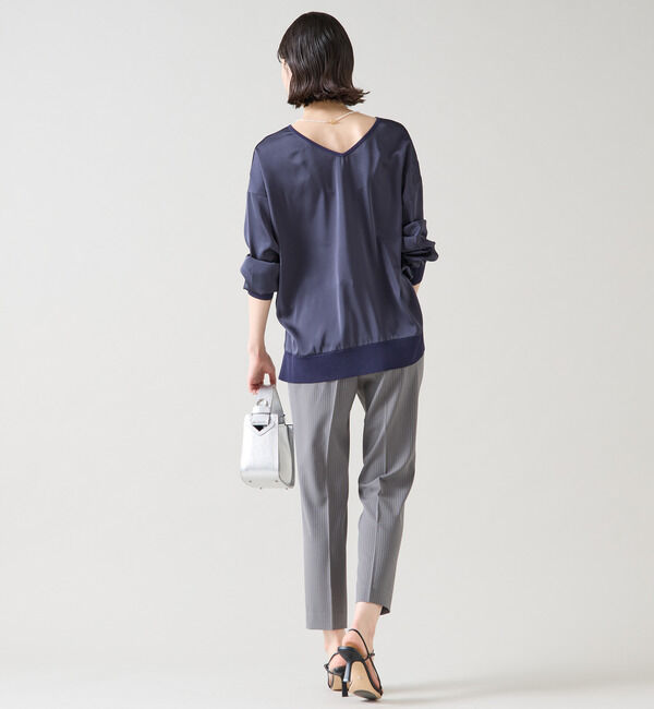 TIARA「リブトリミングトップス」|ニット・セーター|